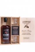 Litchfield Distillery - Bourbon Whiskey Finished In Rum Cask Wood Box 0